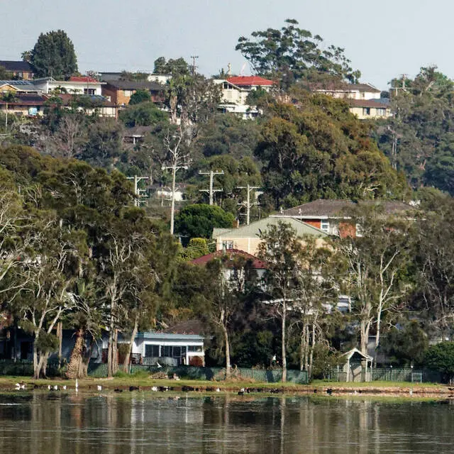 Lakeside Houses along The Corso and hillside